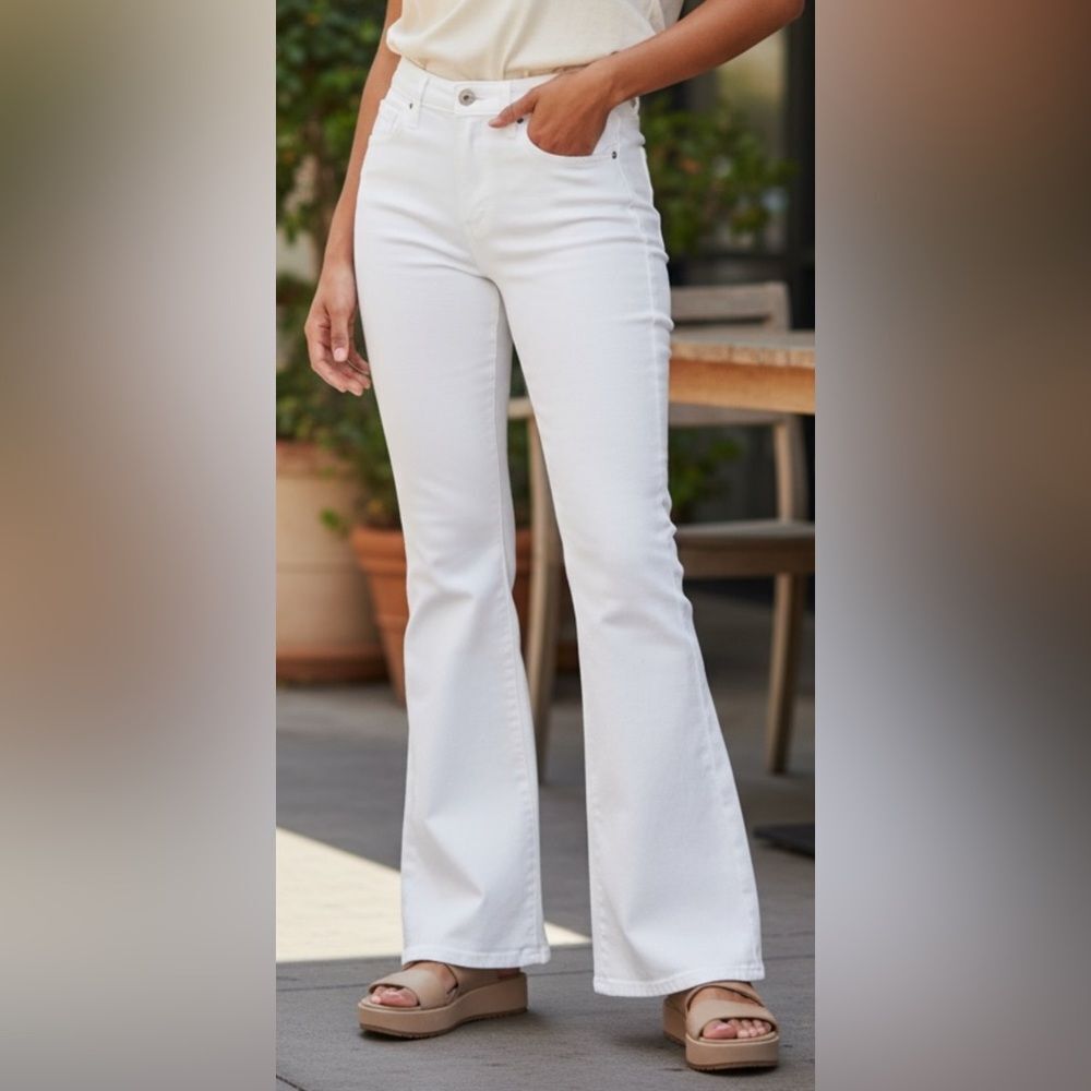 Madewell The Perfect Vintage Flare Jeans, white, women’s size 31